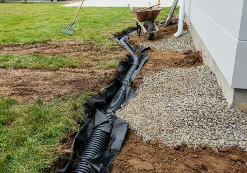 Drainage System in Progress