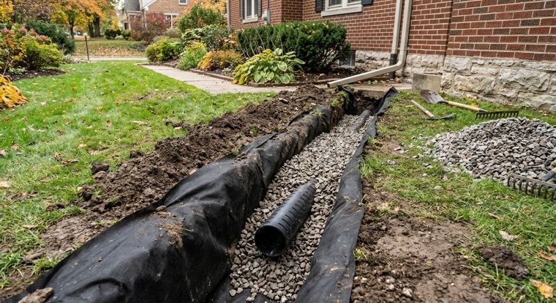 French Drain Clearing in Birmingham, AL